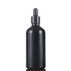 2020 nouveau Design 10 ml 15 ml 20 ml 30 ml 50 ml 100 ml flacons compte-gouttes en verre noir E bouteilles en verre liquide pour essentiel