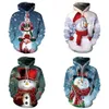 Mens kläder Homme Hooded Sweatshirts Mens Kvinnor Designer Hoodies High Street Christmas Print Hoodies Pullover Vinter Sweatshirts