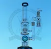 Sprinkler Perc встроенные кальян 18 -мм трубчатая трубка по течению стеклянные бонги Стеклянные водопроводные трубы