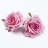 30/50pcs Roses Cabeça Casamento Decorativo Flores de parede DIY Natal para decorações de casa Decorações artificiais Scrapbooking Garlands