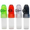 Plast Clear Rökhållare Tips Glasflaska Shisha Rökpipor Muti Colors Portable Hookah Round Headed Popular 2 2hn G2