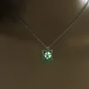 Cutest Butterfly Necklace Glow in the Dark 3 Colors Luminous Jewelry Charm Choker Vintage Pendants & Necklaces