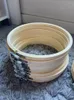 10 sztuk / zestaw 8-30 cm Drewniane hafty obręcza Zestaw ramki Bamboo Haft Hoop Pierścionki Do DIY Cross Stitch Igła Craft Tool