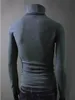 Helisopus 2022 Mens Casual Turtleneck Sweaters Man's Knited Slim Fit Merk Trui Pullovers Masculino