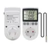 Freeshipping Multifunctionele Thermostaat Digitale Temperatuurregelaar Socket Outlet met Timer Schakelaar Sensor Probe Verwarming Koeling 16A 220V