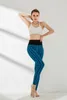Fashion Women's Pants Top Space Horizontal Stripe Contrast Jacquard Yoga Leggings Exercise Fitness Running Training Butt Lift Leggings