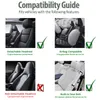 Autoyouth Car Seat Protection 2ピースフロントシートカバーTシャツスタイルの車のインテリアアクセサリー赤青グレーのクローラ