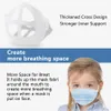 3D Mouth Mask Support Silicone Mask Holder Breathable Valve Assist Help Mask Inner Cushion Bracket Masks Tool Accessory DG7782613081