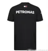 2019 F1 Formule One Racing Costume T-shirt à manches courtes Suit Mercedes- W10 Hamilton 6 Crown Round Neck Tee9864113