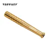 Toppfuff Metal One Hitter Baseball Bat formad tobaksrökande rörmetall Snuff Sniffer Snorter rör Rökning Herb Smoke Pipe Tool9453537