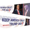 US Stock Keep America Great Flag 296x48cm Trump 2020 Élection présidentielle Bannière Trump Campagne Drapeau DHL Shipping