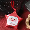 hot Creative paper Christmas Candy Box Stella Candy gift bag Ciondolo Borse natalizie Decorazioni natalizie 8style T2I51291