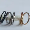 Interi 36 pz 2mm confortevole argento oro nero mix anelli in acciaio inossidabile anello di gioielli fascia di moda per uomo donna regali di nozze228313614348