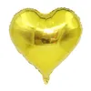 50pcs de 18 pulgadas Heart Foil Globos Boda Cumpleaños de San Valentín Heart Heart Love Helium Balaos Decoración Baby Shower Regalos246W