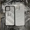 Custodie per cellulari Custodie per cellulari per iPhone 15 14 Pro Max Custodia in TPU sublimato Foro tondo per 12 mini 14 pro 15 plus Con foglio di perle vuoto Copertura in gomma 2D MRZZ