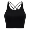 luyogapsports lu yoga sports bra women's backless activewear fitness lu bra small suspenders thin shoulder straps cross back gym underwear