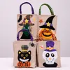 Halloween Pumpkin Witches Gift Bag Candy Cookie Gift Bag Treat or Trick Candy Gift Storage Pouch Party Supplies