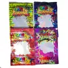 Hottest Dank Gummies Clear Mylar Bags 500 мг Светоотражающие пластиковые Zip Блокировка Сумки на молнии edibles Розничная розничная Глина для сухой травы Цветочная упаковка