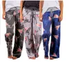 Pantalones de pierna ancha florales para mujer 39 estilos Pantalones de yoga de cintura alta Pantalones largos sueltos Boho Pantalones de maternidad OOA8302