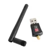 Adaptador Wi-Fi USB de 300 Mbps com Antena 2dB USB Ethernet 300m Dongle Retwork Card Mini Wi-Fi RTL8192EU