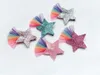 INS Boutique 20pcs Fashion Mignon Glitter Star Hairpins Solid Rainbow Lace Star Hair Clips Princess Headwear Hair Accessories6254879