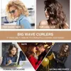 Copritura per capelli professionisti 3 barili Curling Irons Wand 22 mm Peli in ceramica a doppia tensione Waver Crimper Istant Curls Crotks for Hair7637513