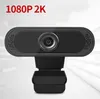 2MP 2K 1080p HD Webcam USB ajustável Web Camera Laptop PC computador com microfone para transmissão ao vivo Online Video Ensino