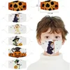 DHL 2020 Тыква 3D Printed Дети дизайнер маска для лица регулируемой защитной маски пыли и дымке маски для лица дышащей моды