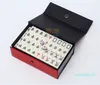 WholeTravel Mini Mahjong 24mm Mini portatile Mahjong cinese Set da viaggio tradizionale gioco da interni Può giocare a Janpanese Mahjong6227174