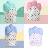 Baby Bite Prevention Mittens Infant Silicone Teething Glove Molars Care Denture Latex Teeth Mitt Maternal Kid Dot Pattern 5 1mb F2