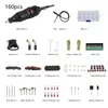 110 V 220 V Elektrowerkzeuge Elektrische Mini-Bohrmaschine mit 0,3–3,2 mm Universal-Spannfutter Shiled Rotary Tools Kit für Dremel Rotary Tool Kit