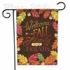 nouvelle citrouille drapeau feuille d'érable Tournesol Thanksgiving Jardin Drapeau cour bienvenue FALL drapeau cour Bannière Drapeaux 30 * 45CM T2I51542