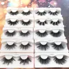 Nya 20pairs 3D faux mink ögonfransar naturliga tjocka långa falska ögonfransar dramatiska falska fransar makeup förlängning ögonfrans1259211