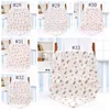 Couvertures de bébé Muslin Gauze Serviette Enfants Grand bébé Swadding Swadding Wrap Baby Bain Bain Serviettes Nursery Draps 33 Designs DW5986