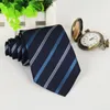 Nouvelle entreprise de mode combinaison Coldie Stripe motif liens de mariage cravate de marié pour hommes cadeau