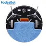FODESBOT X750S Dark Ninja Robot Dammsugare App Wifi Control Sweep Wet Mop Carpet Stor Dustbin Auto Watertank Navigation