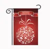 Drapeaux de jardin de noël 30 * 45 cm bannière de jardin suspendu extérieur bonne année bannière de noël décorations de fête à la maison DA918