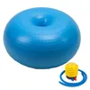 Virson Donut Fitness Ball Including Inflator Gym Exercise Balance Fit Ball Massage Ball with Pump Sports Yoga Balls