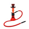 TOPPUFF portátil viagem inteira Hookah Set Incluir vidro de garrafas Shisha bacia Hookah mangueira com haste de metal bacia bandeja Silicone Seal Spacer