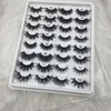 Premium Syntetisk Faux Mink 3D 100% Human Hair Eyelash Tillverkare Partihandel Suzy 100% Natural Eyelash Custom Package