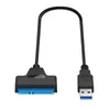 SATA USB 3.0 Kablo Adaptörü SATA7 + 15pin Destek 2.5 inç Harici SSD HDD Sabit Sürücü 22 Pin Sataiii A25