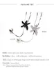 Colares de pingente Fashion Starfish Tassel Longo Simulado Pérolas Camisola Colar Colar Para As Mulheres Arty Wedding Acessórios Presente1