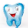 Party Decoration 1PC Large Tooth Foil Air Balloons Kids Lovely Inflatable Globos Happy Birthday Decorations Baby Shower Supplies257Z