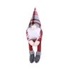 Dekoracje świąteczne kreskówka Santa szwedzka gnome lalka torby na butelki wina na okładkę Rok Party Champagne Holders Table Table Decor Prezent 6486509