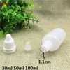 100 pcs 5 10 15 20 30 50 100 ml Frosted Transparent Plastic Packaging Bottles Empty Water Dropper Container T2008197323638