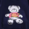 Весенне-осенние костюмы, новый комплект детской одежды из хлопка с рисунком медвежонка, повседневный спортивный костюм для маленьких девочек и мальчиков6775953
