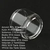 Tube de verre d'ampoule de remplacement Fat Extend pour Ammit MTL Kylin M Solomon 3 Blotto Bulk Widowmaker RTA Valyrian 2 PRIV N19 TFV16 lite Tank DHL