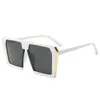 Vintage Square Shade Unisex Designer Sunglasses Fashion Metal And PC Personality Sun Glasses 6 Colors UV400 Wholesale