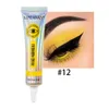 Handaiyan 12-färg Matte Eye Shadow Långvarig Inte lätt att blekna Eye Shadow Liquid Multi-Function 15ml Eye Shadow Cream