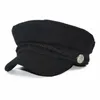 Ladies Womens Girls Wool Blend Baker Boy Peaked Cap Newsboy Beret Hat Travel Beret Hat4688116
